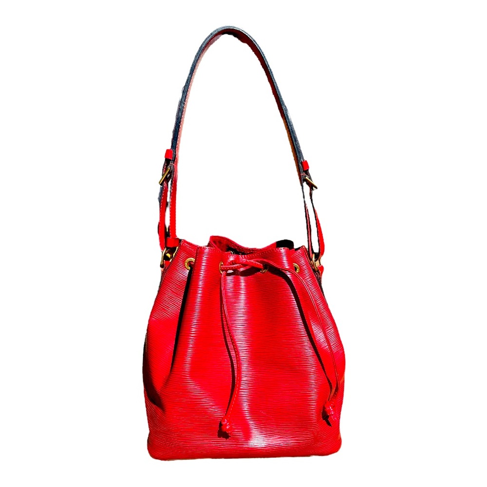 Louis Vuitton Red Epi Leather Petit Noe
